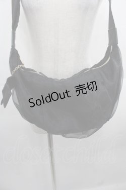 画像2: m petit by misako / AMチュールリボンショルダーバッグ  黒 I-25-11-12-087-LO-BG-SA-ZI