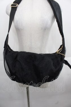 画像3: m petit by misako / AMチュールリボンショルダーバッグ  黒 I-25-11-12-087-LO-BG-SA-ZI