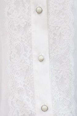 画像4: MIHO MATSUDA / ブラウス・ヴァニカ  白Ｘ黒 I-25-11-12-010-GO-BL-SA-ZI