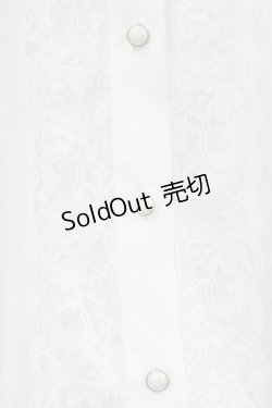 画像4: MIHO MATSUDA / ブラウス・ヴァニカ  白Ｘ黒 I-25-11-12-010-GO-BL-SA-ZI