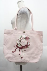 PINK HOUSE / ローズリースプリントバッグ  ピンク I-25-11-12-090-LO-BG-SA-ZI