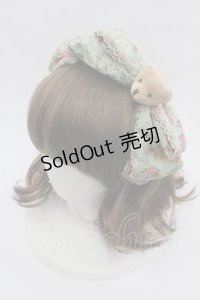 metamorphose / ガーデニングくまちゃんリボンカチューシャ  グリーン I-25-11-12-094-ME-AC-SA-ZI