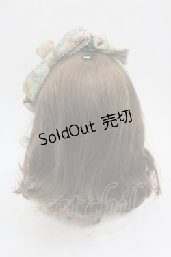画像3: metamorphose / ガーデニングくまちゃんリボンカチューシャ  グリーン I-25-11-12-094-ME-AC-SA-ZI