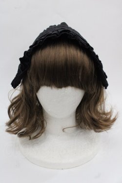画像2: DimMoire / デニムベルトヘッドドレス  黒 I-25-11-12-096-LO-AC-SA-ZI