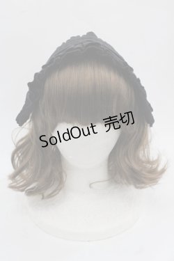 画像2: DimMoire / デニムベルトヘッドドレス  黒 I-25-11-12-096-LO-AC-SA-ZI