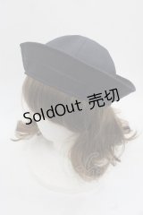 Kurumi Collaboration / KRM*マリンハット  黒 I-25-11-12-098-LO-AC-SA-ZI