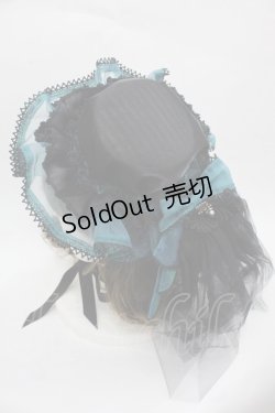 画像2: ALICE and the PIRATES / Crown jellyfishミニハット  黒 I-25-11-12-099-PA-AC-SA-ZI