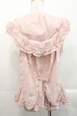 画像2: PINK HOUSE / うさぎの耳フード付きベストブラウス  ピンク I-25-11-12-011-LO-TO-SA-ZI (2)