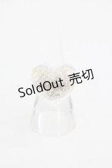 PINK HOUSE / ハートラメモチーフリング  クリア I-25-11-12-101-LO-AC-SA-ZI