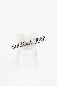 PINK HOUSE / ハートラメモチーフリング  クリア I-25-11-12-101-LO-AC-SA-ZI