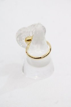 画像2: PINK HOUSE / ハートラメモチーフリング  クリア I-25-11-12-101-LO-AC-SA-ZI