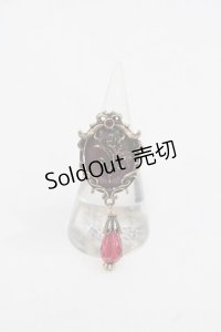 axes femme / ゴシックローズリング  赤 I-25-11-12-104-AX-AC-SA-ZI