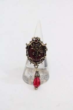 画像1: axes femme / ゴシックローズリング  赤 I-25-11-12-104-AX-AC-SA-ZI