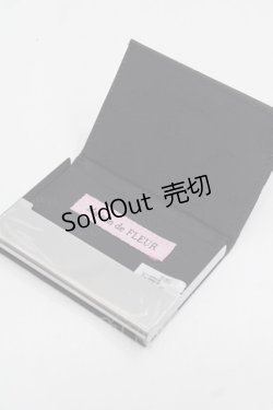 画像3: Maison de FLEUR / パールビジューモノグラムカードケース  黒 I-25-11-12-109-LO-ZA-SA-ZT639-F003