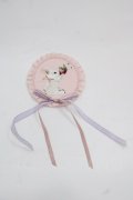 PINK HOUSE / スイーツスプリングバニーワッペンブローチ  ピンク I-25-11-12-112-LO-ZA-SA-ZI