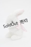 PINK HOUSE / スイーツスプリングバニーぬいぐいるみコサージュ  白Ｘピンク I-25-11-12-113-LO-ZA-SA-ZI