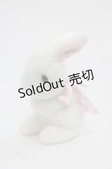 PINK HOUSE / スイーツスプリングバニーぬいぐいるみコサージュ  白Ｘピンク I-25-11-12-113-LO-ZA-SA-ZI