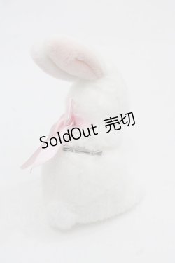 画像2: PINK HOUSE / スイーツスプリングバニーぬいぐいるみコサージュ  白Ｘピンク I-25-11-12-113-LO-ZA-SA-ZI