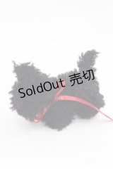 PINK HOUSE / スコッチテリアぬいぐるみコサージュ  黒 I-25-11-12-114-LO-ZA-SA-ZI