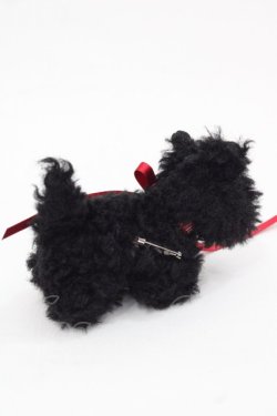 画像2: PINK HOUSE / スコッチテリアぬいぐるみコサージュ  黒 I-25-11-12-114-LO-ZA-SA-ZI