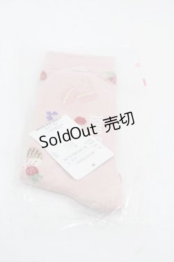 画像2: PINK HOUSE / スイーツスプリングバニープリントソックス  ピンク I-25-11-12-116-LO-ZA-SA-ZI