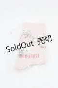 PINK HOUSE / 野いちごの森モチーフソックス  ピンク I-25-11-12-117-LO-ZA-SA-ZI