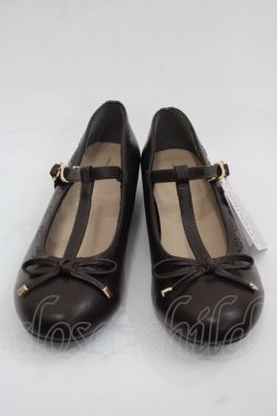 画像1: m petit by misako / 防水パンプス M ブラウン I-25-11-12-121-LO-SH-SA-ZI