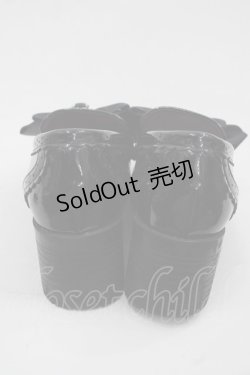 画像2: Amavel / ハートビジュー付きローファーパンプス  ブラック I-25-11-12-123-CA-SH-SA-ZI