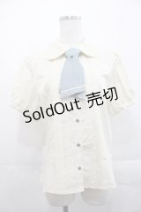 Kurumi Collaboration / マリンアカデミアブラウス L 淡青 I-25-11-12-002-LO-BL-SA-ZI