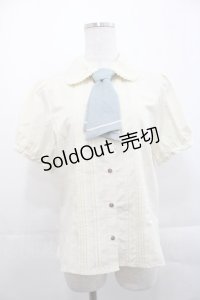 Kurumi Collaboration / マリンアカデミアブラウス L 淡青 I-25-11-12-002-LO-BL-SA-ZI