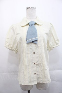 画像1: Kurumi Collaboration / マリンアカデミアブラウス L 淡青 I-25-11-12-002-LO-BL-SA-ZI