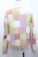 画像2: PINK HOUSE / スイーツスプリングバニーパッチワークニットカーディガン  ピンク I-25-11-12-014-LO-TO-SA-ZI (2)