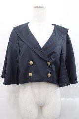 Kurumi Collaboration / マリンアカデミアケープ S ネイビー I-25-11-12-016-LO-JA-SA-ZI