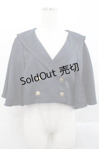 Kurumi Collaboration / マリンアカデミアケープ S ネイビー I-25-11-12-016-LO-JA-SA-ZI