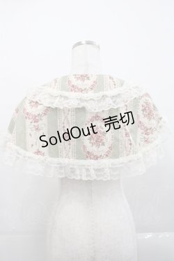 画像2: metamorphose / アンティークブーケケープ  グリーン I-25-11-12-017-ME-JA-SA-ZI