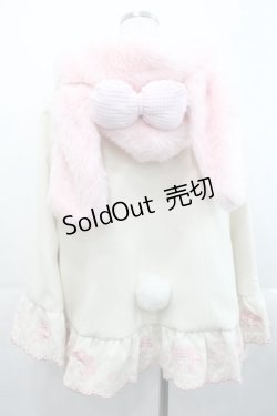 画像2: DearMyLove / My Melodyコート LL アイボリーＸピンク I-25-11-12-019-EL-CO-SA-ZI