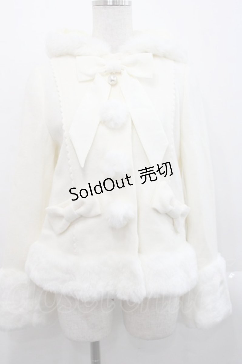 画像1: Angelic Pretty / Princess Catコート  白 I-25-11-12-021-AP-CO-SA-ZI (1)