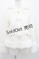 Angelic Pretty / Princess Catコート  白 I-25-11-12-021-AP-CO-SA-ZI