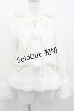 画像1: Angelic Pretty / Princess Catコート  白 I-25-11-12-021-AP-CO-SA-ZI