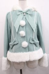 Angelic Pretty / Princess Catコート  ミント I-25-11-12-023-AP-CO-SA-ZI