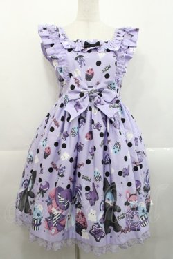 画像1: Angelic Pretty / Happy Treat Partyジャンパースカート  ラベンダー I-25-11-12-026-AP-OP-SA-ZI