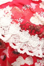 画像4: BABY,THE STARS SHINE BRIGHT / Creamy Berry Fairy Dream柄ジャンパースカートI  エンジ I-25-11-14-028-BA-OP-SA-ZI (4)