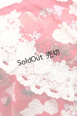 画像4: BABY,THE STARS SHINE BRIGHT / Creamy Berry Fairy Dream柄ジャンパースカートI  エンジ I-25-11-14-028-BA-OP-SA-ZI