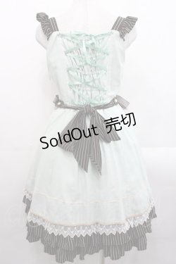 画像2: BABY,THE STARS SHINE BRIGHT / Margarethaジャンパースカート  若草 I-25-11-14-031-BA-OP-SA-ZI