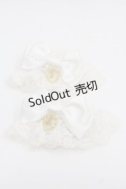 画像1: BABY,THE STARS SHINE BRIGHT / くみゃちゃんのLove Heartお袖とめ  白 I-25-11-14-107-BA-ZA-SA-ZI