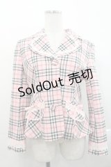 BABY,THE STARS SHINE BRIGHT / バーバリーチェックジャケット  ピンク I-25-11-14-018-BA-JA-SA-ZI