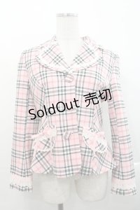 BABY,THE STARS SHINE BRIGHT / バーバリーチェックジャケット  ピンク I-25-11-14-018-BA-JA-SA-ZI