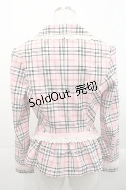 画像2: BABY,THE STARS SHINE BRIGHT / バーバリーチェックジャケット  ピンク I-25-11-14-018-BA-JA-SA-ZI