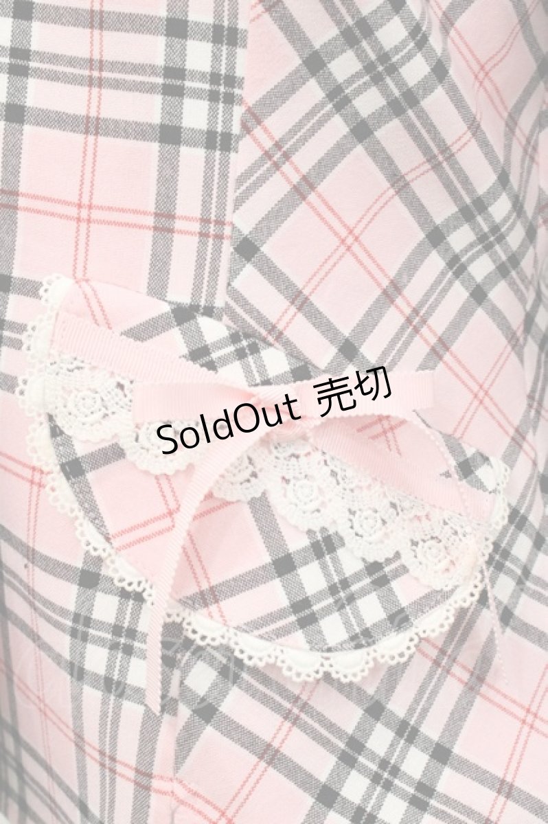 画像3: BABY,THE STARS SHINE BRIGHT / バーバリーチェックジャケット  ピンク I-25-11-14-018-BA-JA-SA-ZI (3)