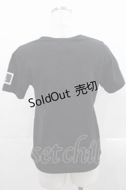 画像2: PINK HOUSE / くま刺繍&ワッペン半袖カットソー  黒Ｘブラウン I-25-11-15-027-LO-TO-SA-ZI